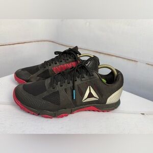 Reebok Crossfit women's sz 9 metasplit black silver shoes